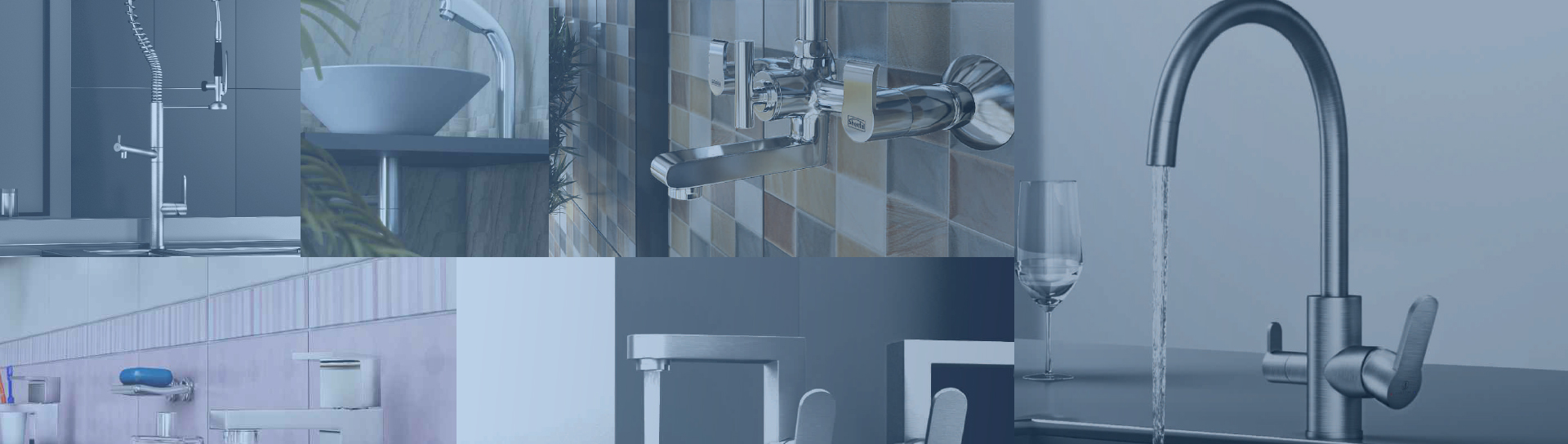 Single Lever Wall Mixer With Over Head Shower Revolving Pipe & Hand Shower